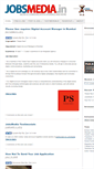 Mobile Screenshot of jobsmedia.in