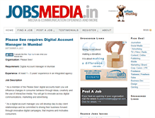 Tablet Screenshot of jobsmedia.in